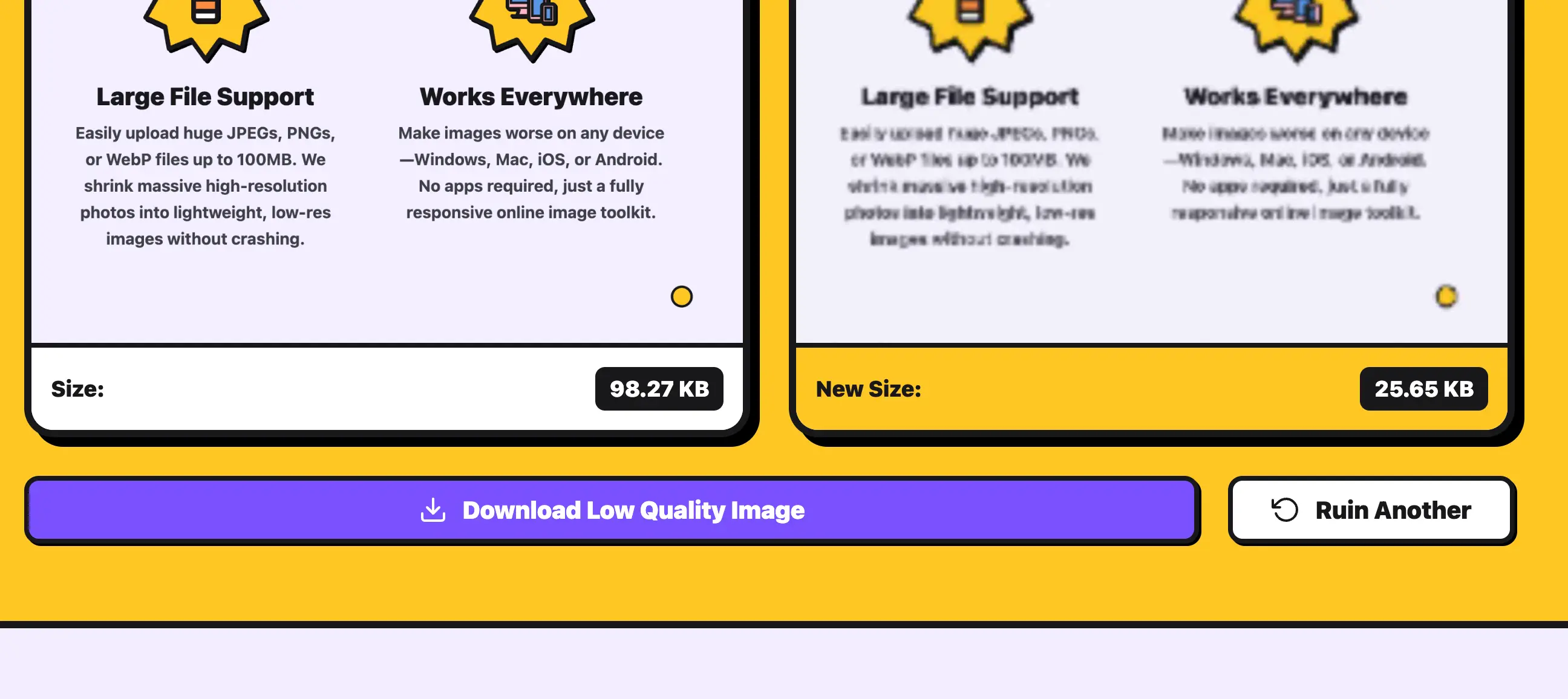 Download your final low quality image meme